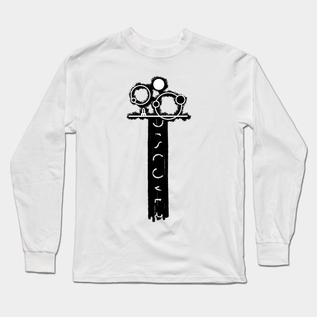 DISCOVER (INK) Long Sleeve T-Shirt by NoirPineapple